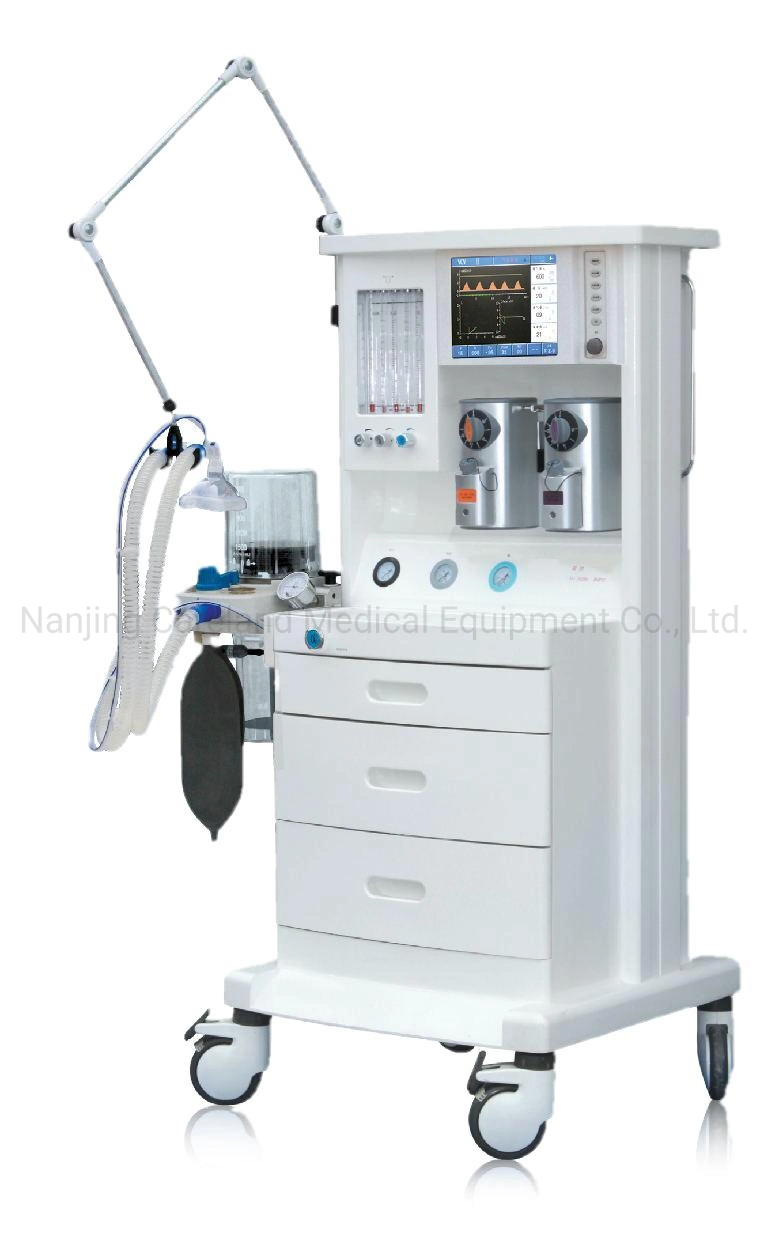 Portable Medical Surgical Room Equipment Anesthesia Machine with Ventilator and 2 Vaporizers