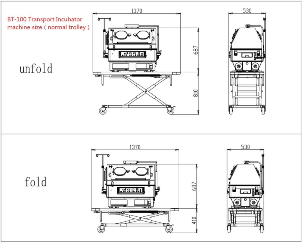 Baby Infant Incubator Transport Hospital Price Care Equipment