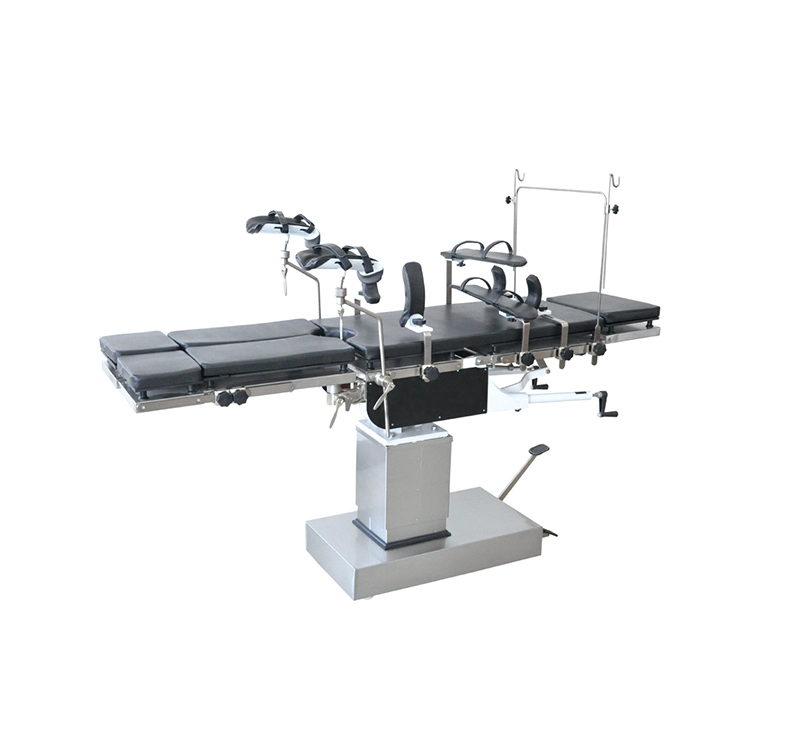 Adjustable Stainless Steel Mobile Hydraulic Surgical Operating Table for Ot Room