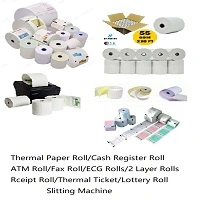 Coreless Thermal Paper Slitting Machine ATM POS ECG Fax Cash Register Roll Slitter Paper Cutting Machine Thermal Paper Making Machine Paper Machine Paper Cutter