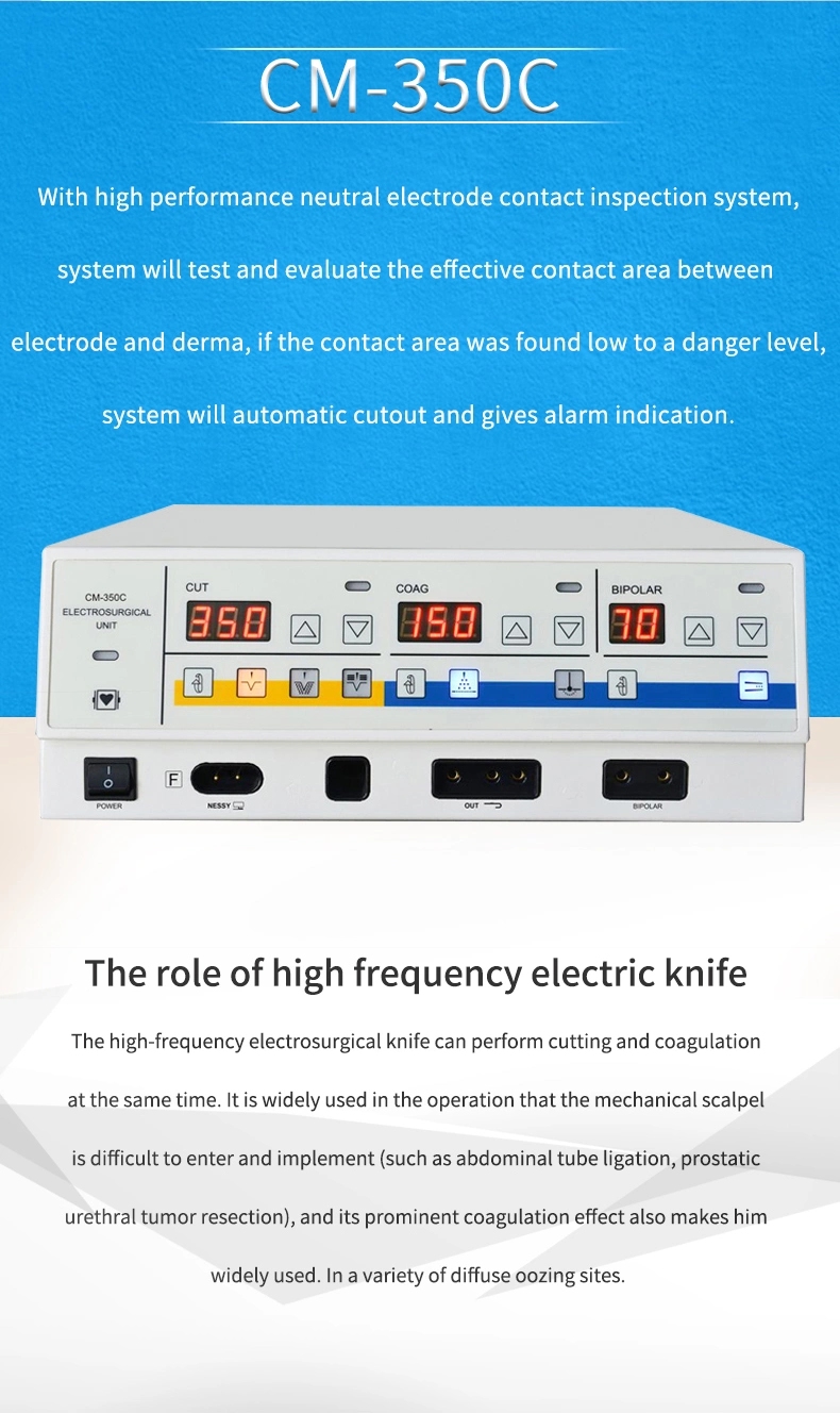 Wholesale Microcomputer Control Leep Electrosurgical Unit (HFCM-350C)