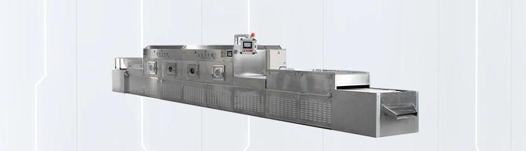 PLC Control Tunnel Microwave Chili Sauce Sterilization Equipment