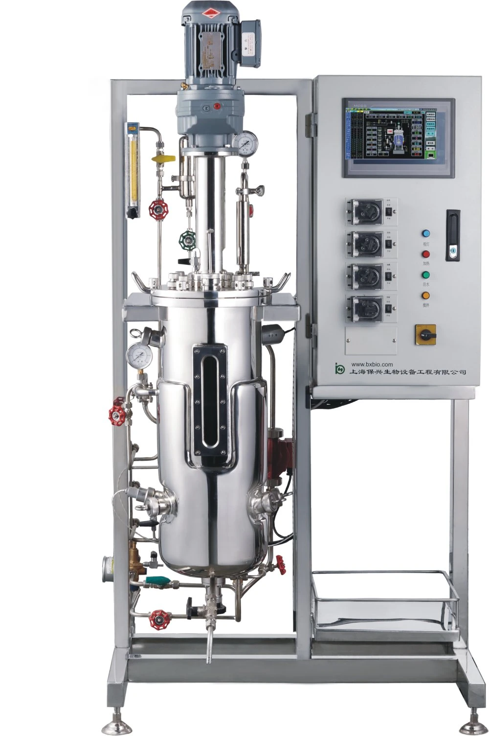 GMP/CE/ISO Automatic Sterilization Industrial Fermentation Vessel Chemical Bioreactor Pharmaceutical Equipment