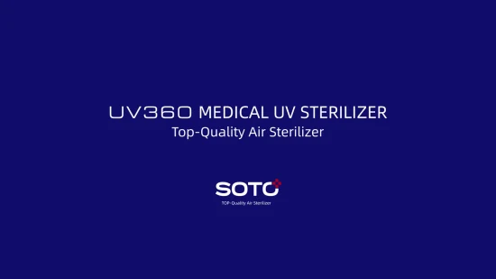 Soto-UV360 УФ-лампа Воздушный стерилизатор УФ-стерилизатор Дезинфекция Тележка УФ-лампа Медицинское стерилизационное оборудование